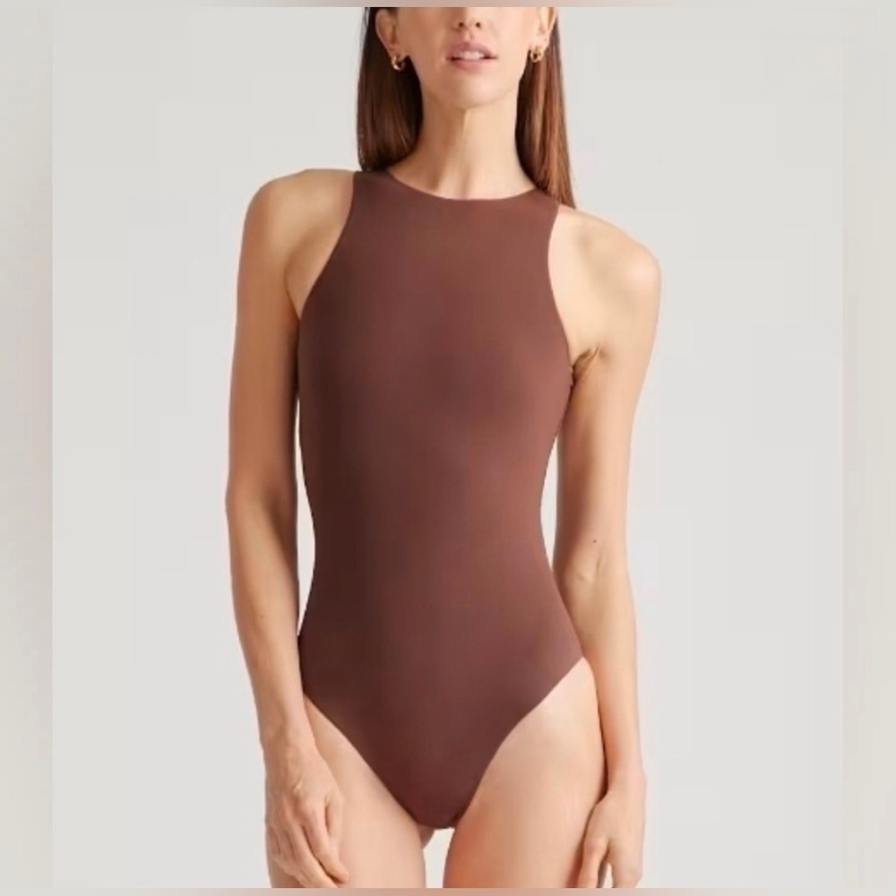 Zara Chocolate Brown Bodysuit